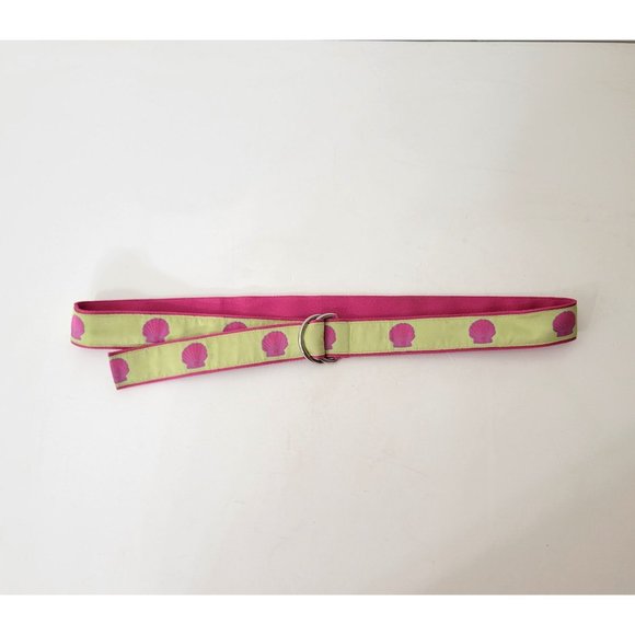 Pink and Green Seashell D Ring Belt Toe Goz - Picture 1 of 5